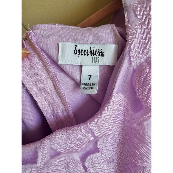 Speechless Girls' Sleeveless Organza Jacquard Party Dress size 7 - Picture 5 of 6